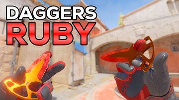 ★ CS2 Shadow Daggers Ruby Doppler (FACTORY NEW) | CS2 Knife Gameplay