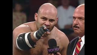 Konnan turns heel and issues a warning to the NWO! (WCW)