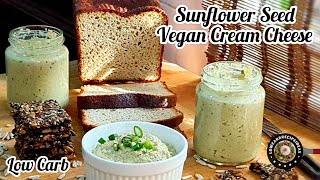 Sunflower Seed Vegan Cream Cheese | A cheaper & healthier option | Great as a spread & dip by lowcarbrecipeideas 1,128 views 2 months ago 3 minutes, 47 seconds