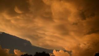 Sunset with Mammatus Clouds