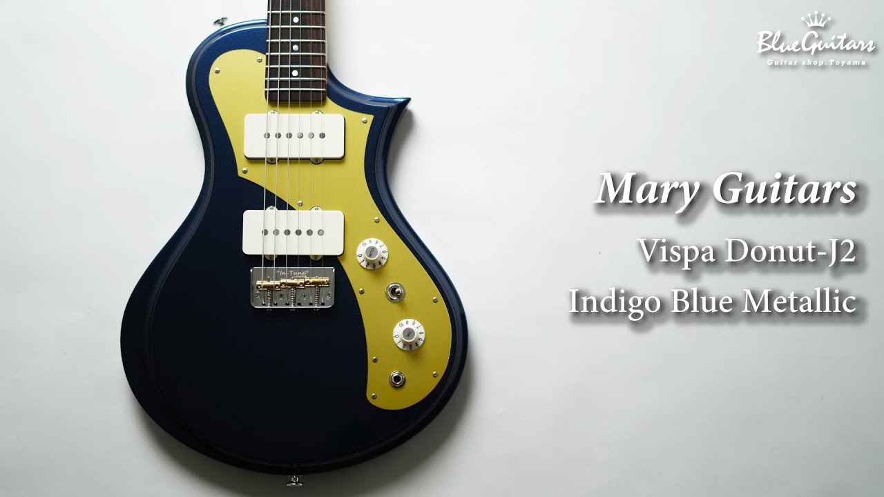 Blue Guitars - Mary Guitars / Vispa Donut-J2 - Indigo Blue Metallic
