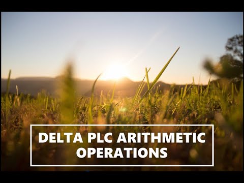 DELTA PLC ARITHMETIC OPERATIONS - YouTube