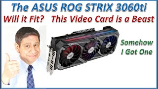 ASUS ROG STRIX 3060ti Acquisition, Box Opening & Comparison to FE