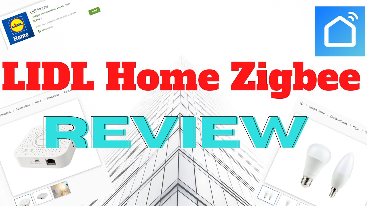 LIDL Home Zigbee Smart Devices Review - YouTube