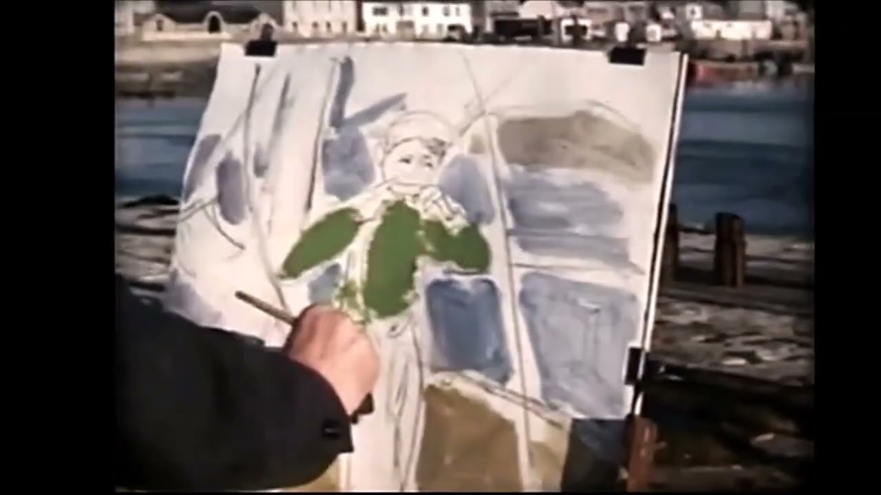 VHS 03 Henry Simon  peint l’enfant à  harmonica .