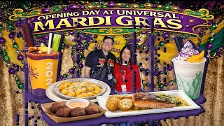 Universal Mardi Gras 2026 Opening Day! Food Booths, Tribute Store + Parade (sort of...)