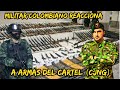 MILITAR  COLOMBIANO® REACCIONA A ARMAS DEL CARTEL (CJNG)