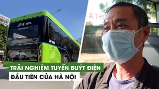 Sau tàu điện, Hà Nội có xe buýt điện đầu tiên