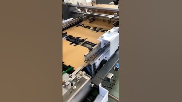 Folder Gluer: E-Fluted Cartons