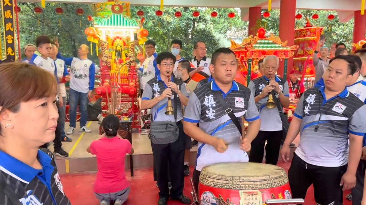 2023癸卯年 | 柔佛古庙众神回銮 | 潮州大鑼鼓隊 ~ 参拜五尊神明 @ 行宫 12/Feb/2023 #柔佛古庙游神