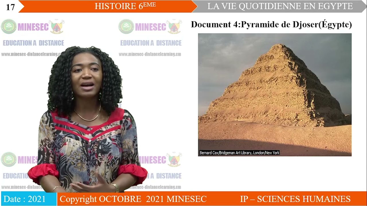 IP SH Histoire 6eme  leçon 11 la vie quotidienne en Egypte