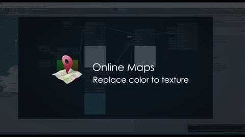 Online Maps - Replace Color to Texture | Unity Asset