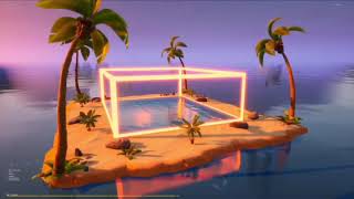 The *CLEANEST* Boxfight Map ☀️ || Aesthetic Tropical Boxfight Map