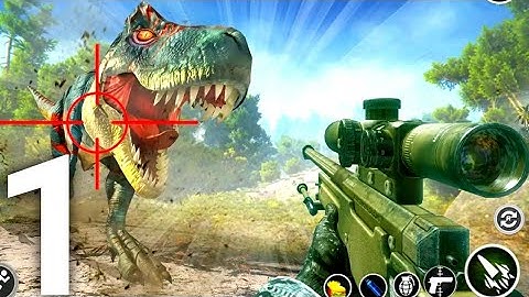 Dino Hunting 3d - Animal Sniper Shooting 2020 Gameplay Part 1 (Android)