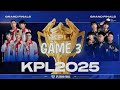 AG vs Wolves Game 3 – KPL China 2025 Grand Finals 🔥