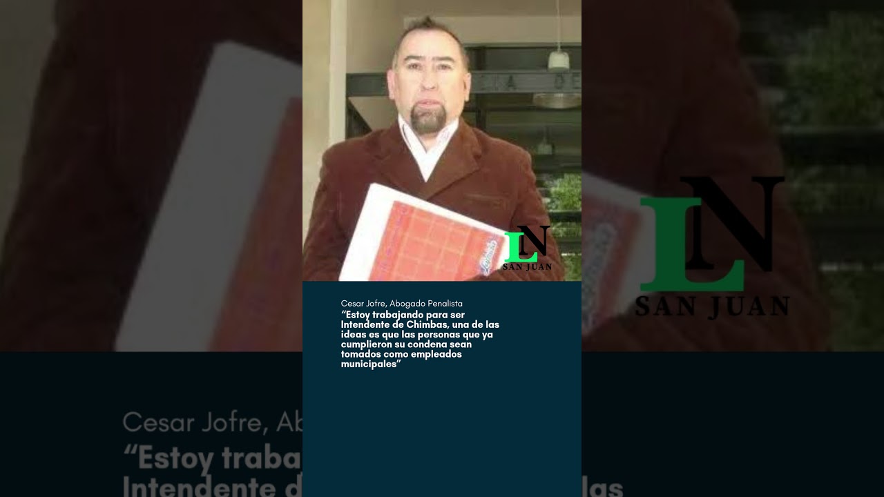 "Una de las ideas es que quien ya cumplio su condena sea tomado como empleado municipal”
