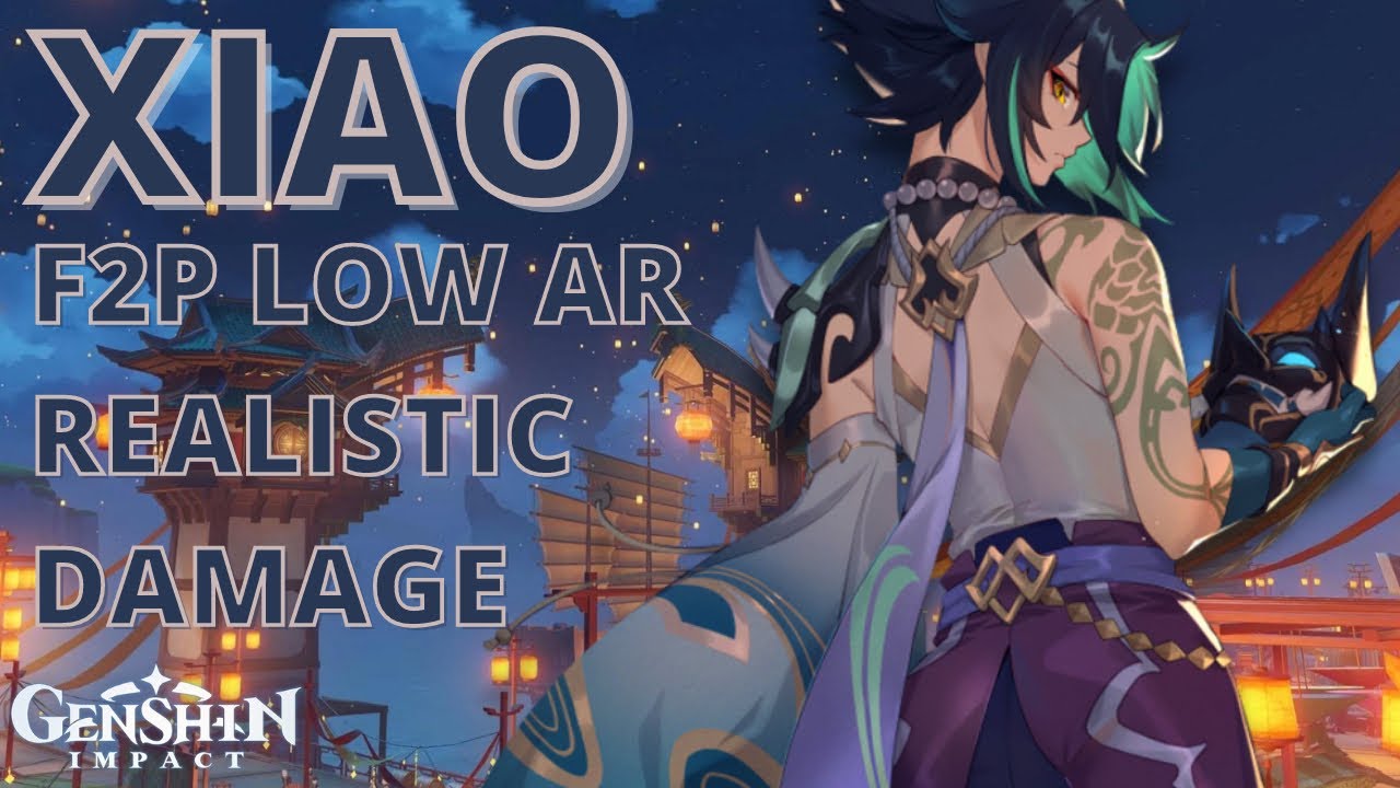 Realistic Xiao damage for low level players Genshin Impact 2.4 Xiao