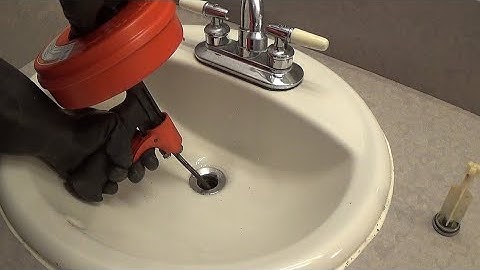 How to Unclog a Bathroom Sink with a Snake