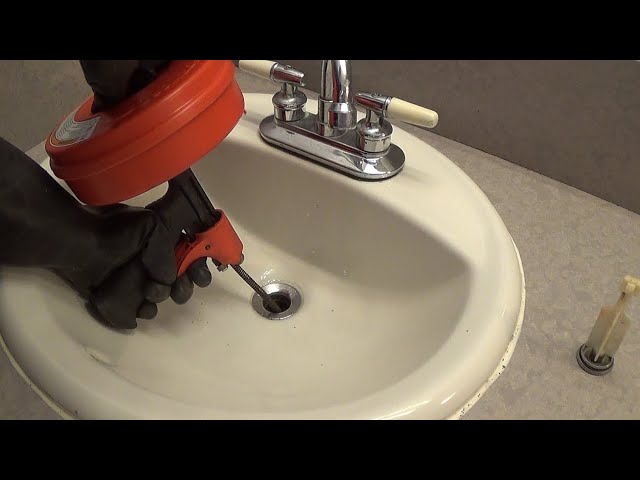How To Unclog A Bathroom Sink With Snake You - How To Properly Snake A Bathroom Sink