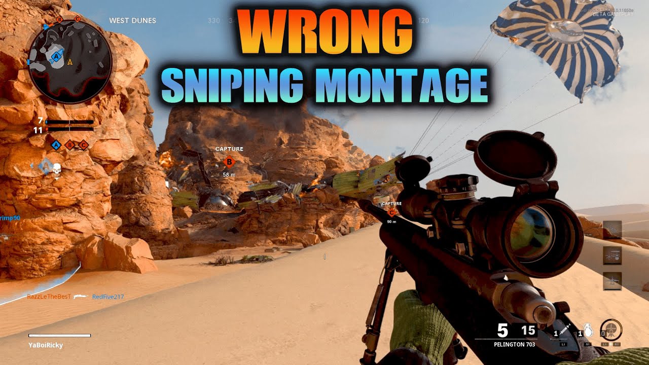 WRONG - Cold War Beta Sniping Montage - YouTube
