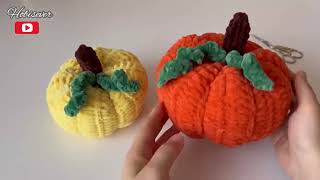Great! 🧶 Easy Crochet Pumpkin / Halloween Home Decor ideas / Subtitles