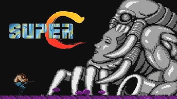 Super C (NES) // All Bosses