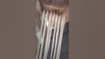 Nối tóc lông vũ + nhuộm khói trắng ❤️ #tocdep #nốitóc #noitocredep #xuhuong #maukhoi #blackpink