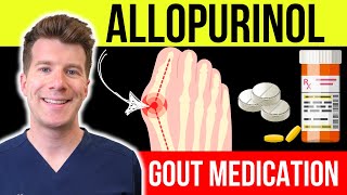 ALLOPURINOL (Zyloric / Zyloprim) for GOUT | Common doses, side effects [Educational video]