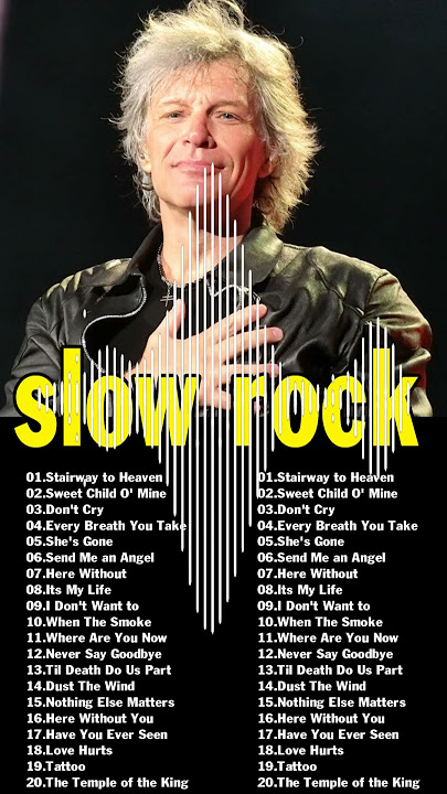 Bryan Adams,Air Supply,Scorpions,Guns N' Roses,Journey 💚💚Best Slow Rock Ballads 80s, 90s