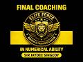 FINAL COACHING in Numerical Ability | Sir Jaydee Singcoy