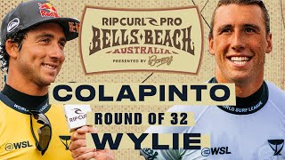 Griffin Colapinto vs Tully Wylie | Rip Curl Pro Bells Beach 2024  Round of 32