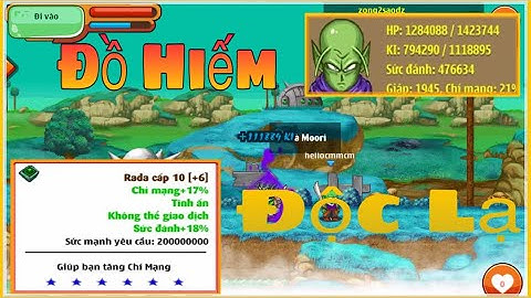 Ngọc Rồng Online - Review Món Đồ Hiếm Trong Game Ít Người Có !!!
