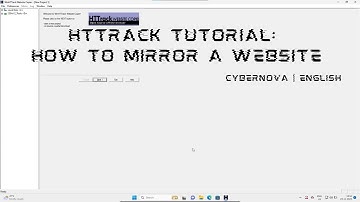 HTTrack Tutorial: How to Mirror a Website | English | Ethical Hacking | Cybersecurity