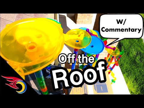 Marble Race OFF THE ROOF Over 13 FEET High Premier Marble Racing 