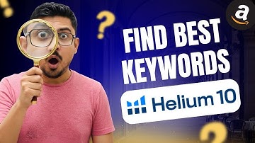Helium10 Magnet And Cerebro Keyword Research Tutorial For Amazon FBA