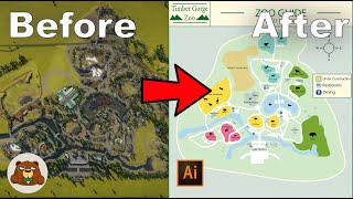 How to Make a Custom Planet Zoo Map Using Adobe Illustrator | Tutorial