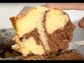 Cómo hacer una Torta de Vainilla y Chocolate - Receta super fácil de Torta Marmolada