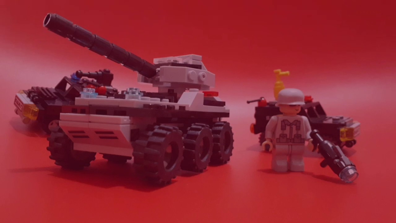 Buat Tank Baja Perang Permainan Bongkarpasang Lego Youtube