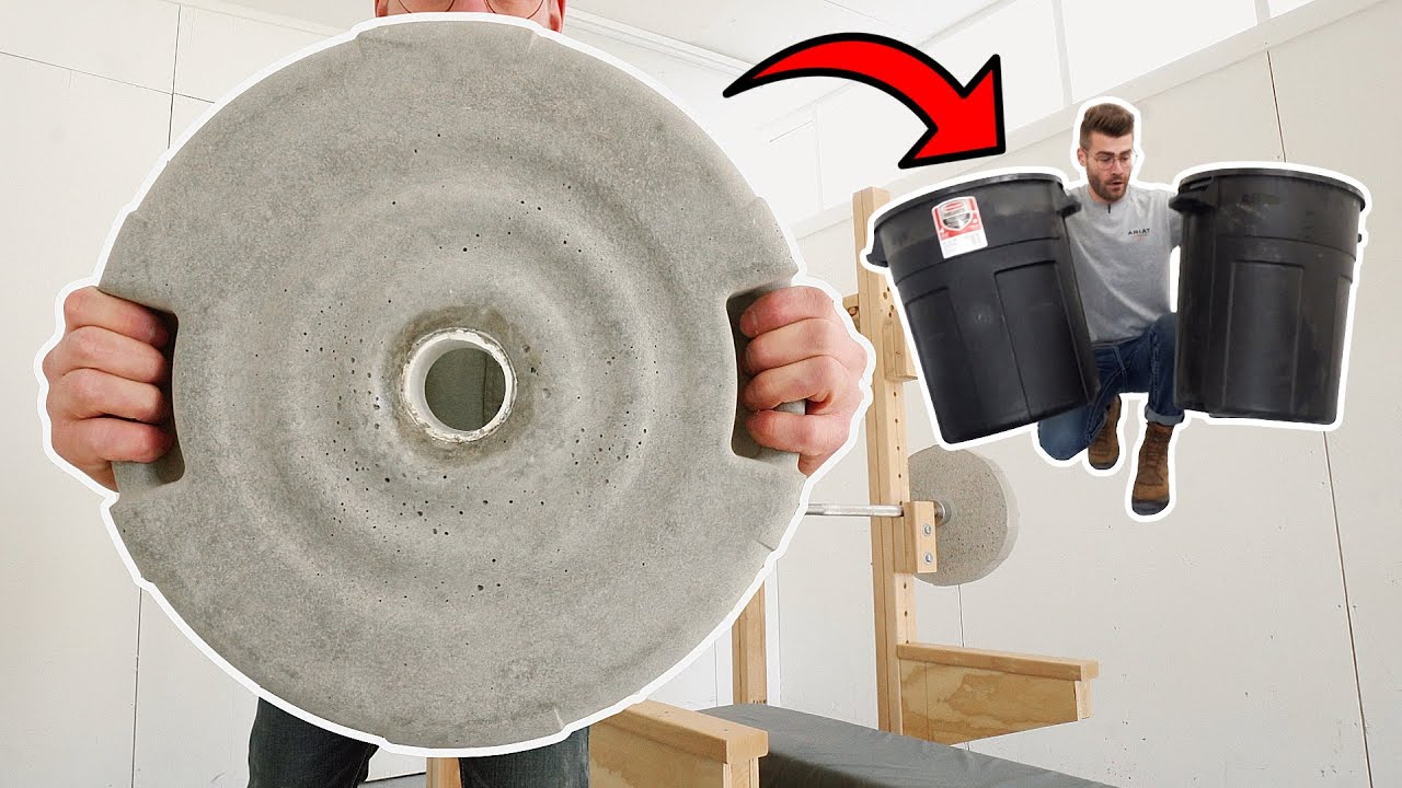 DIY Concrete Weight Plates  SAVE MONEY & DON'T BUY MOLDS