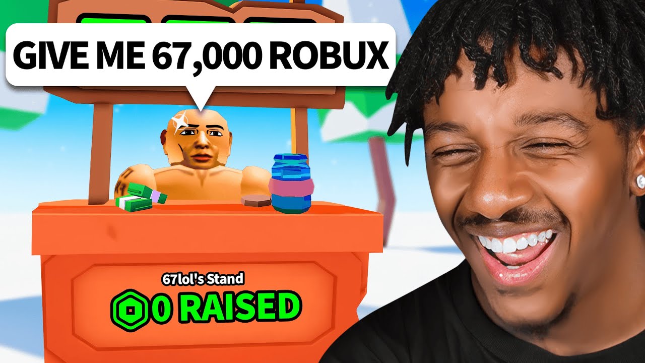 LETTING PEOPLE PICK HOW MUCH ROBUX I GIVE THEM