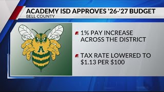 Academy ISD passes balanced budget, lowers tax rate