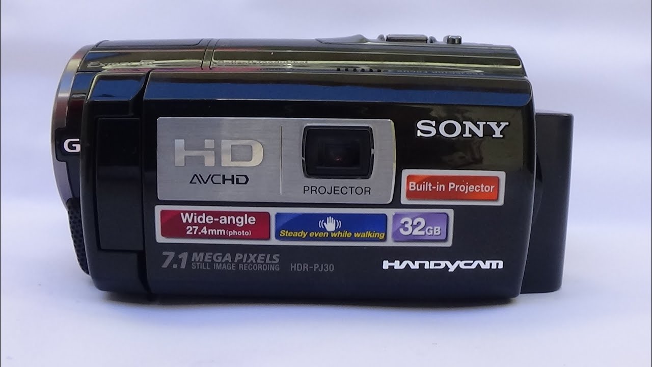 Sony HDR-PJ30 camcorder: durability and high-definition image
