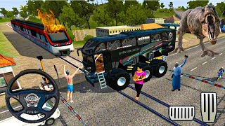 Monster Bus Bussid Scania Bus Driving - Bus Simulator Indoanesia Mod#1 - Android Gameplay screenshot 2