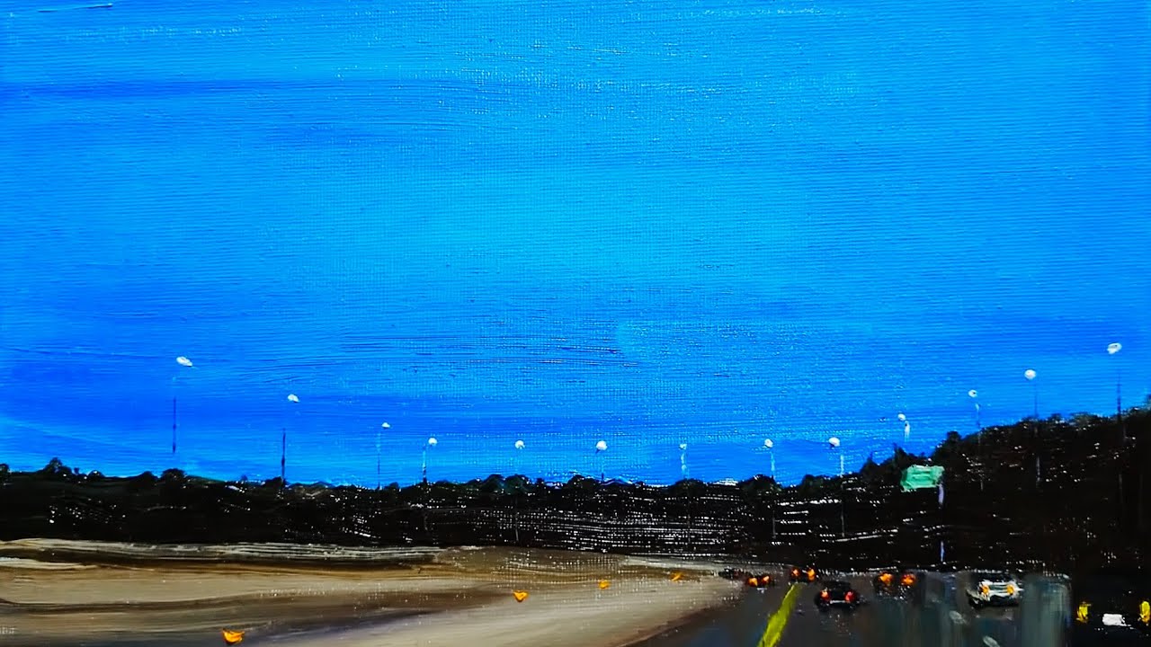 새벽 고속도로 The blue hour on the highway