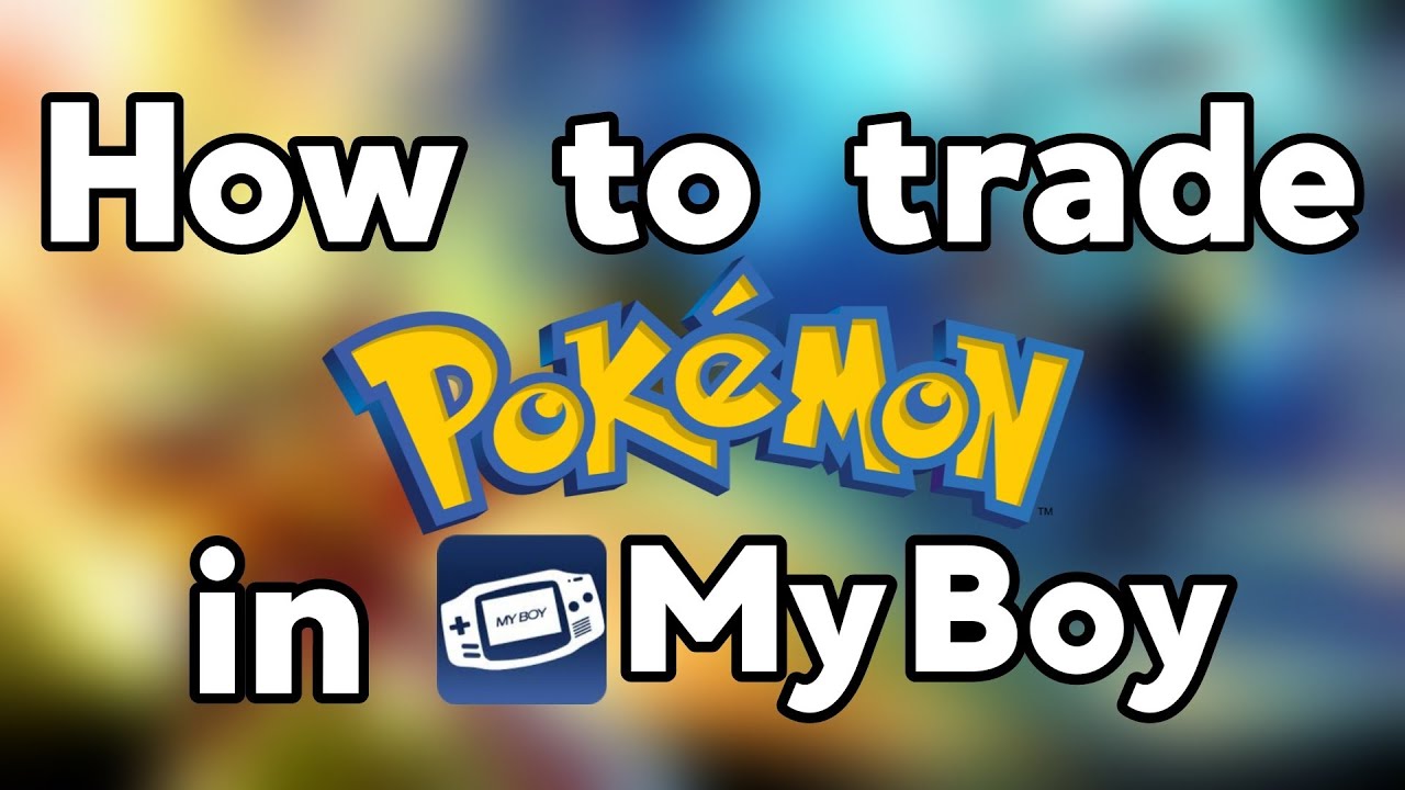 trading pokemon on myboy emulator 1.6.2 trading pokemon on myboy emulator 1.6.2