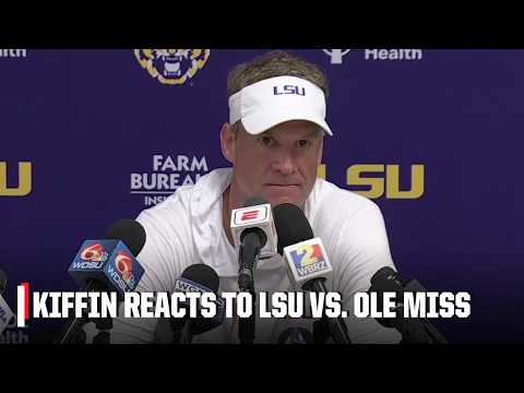 Lane Kiffin’s postgame news conference following LSU’s loss to Ole Miss | ESPN College Football