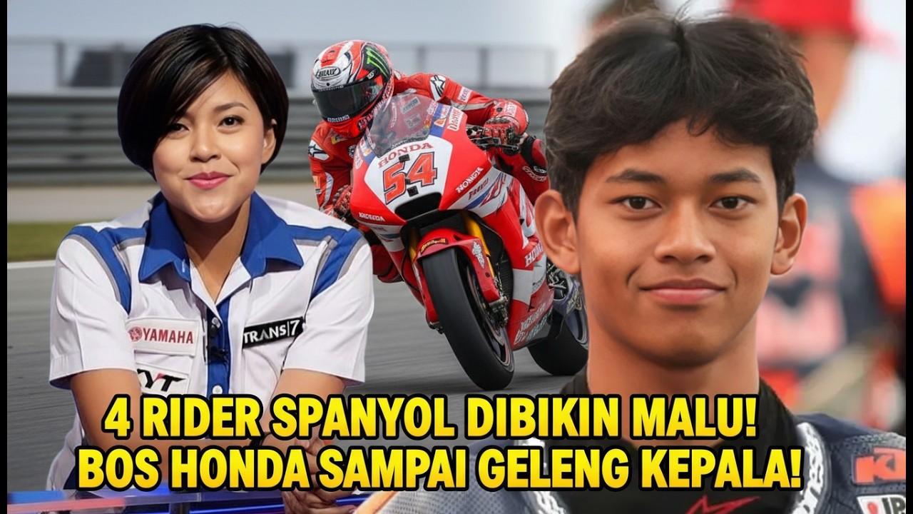 DIKEPUNG 4 RIDER SPANYOL! Mental Baja Veda Ega Pratama di Jerez Bikin Bos HRC Terkejut!