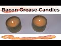 How To Make Bacon Grease Candles (THE TRUTH)