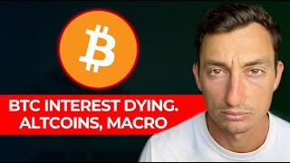 Bitcoin weakness, cryptos dying out (what I’m doing if there’s a crash)