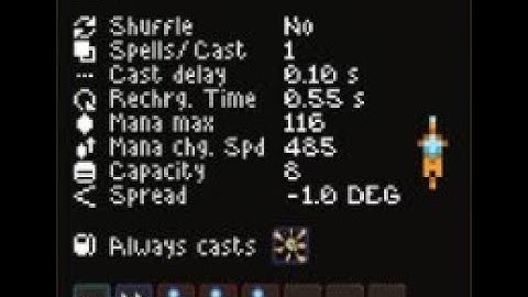 Noita Personal Fireball Thrower is a great spell.